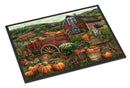 Pumpkin Patch and Fall Farm Doormat Indoor Outdoor 18H X 27W Front Door Mat Rugs for Entryway, Non Slip Washable