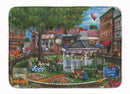 Summer Concert Series 4th of July Memory Foam Kitchen Mat Machine Washable Anti-Fatigue Cushion Comfort Bath or Kitchen Rug