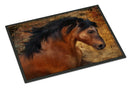 Wild Horse Doormat Indoor Outdoor 18H X 27W Front Door Mat Rugs for Entryway, Non Slip Washable
