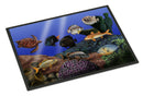 Undersea Fantasy 1 Doormat Indoor Outdoor 24H X 36W Front Door Mat Rugs for Entryway, Non Slip Washable Low Pile,