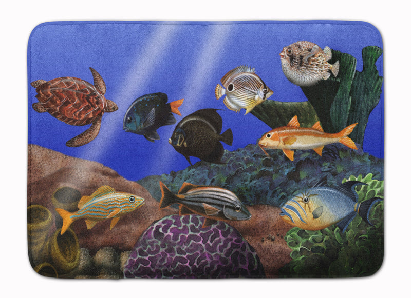 Undersea Fantasy 1 Machine Washable Memory Foam Mat PTW2028RUG