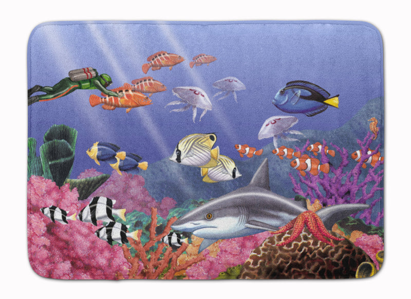 Undersea Fantasy 5 Machine Washable Memory Foam Mat PTW2030RUG