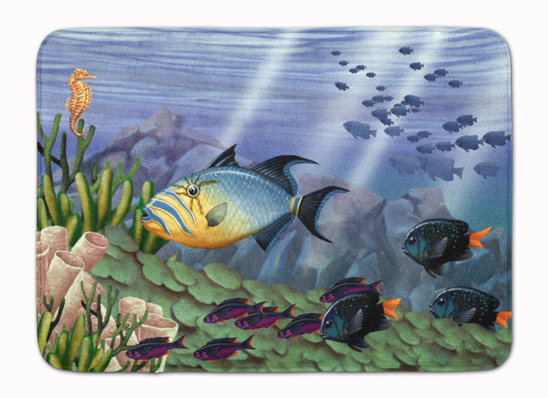 Undersea Fantasy 10 Machine Washable Memory Foam Mat PTW2035RUG