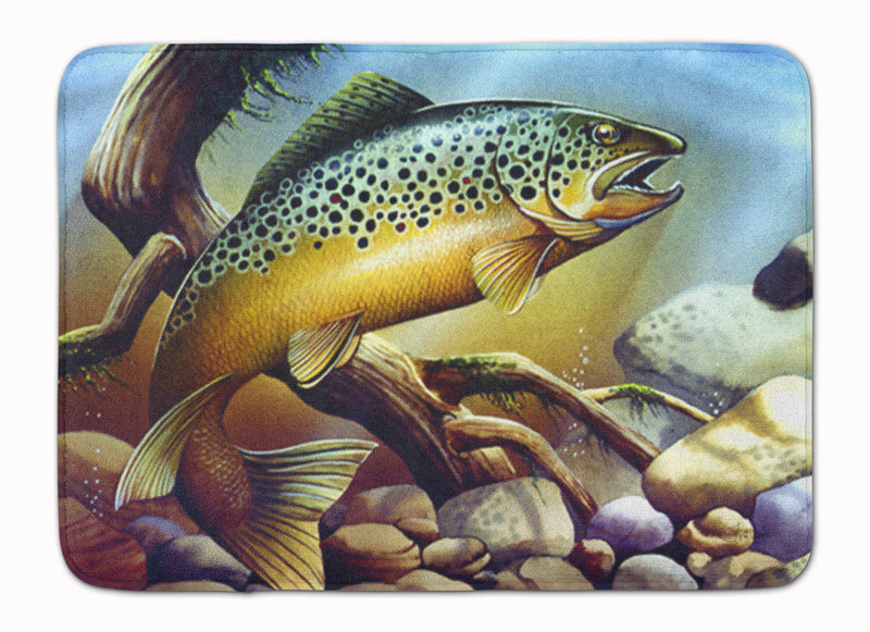 Brook Trout Machine Washable Memory Foam Mat PTW2038RUG