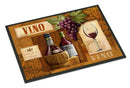 Vino Wine Doormat Indoor Outdoor 24H X 36W Front Door Mat Rugs for Entryway, Non Slip Washable Low Pile,