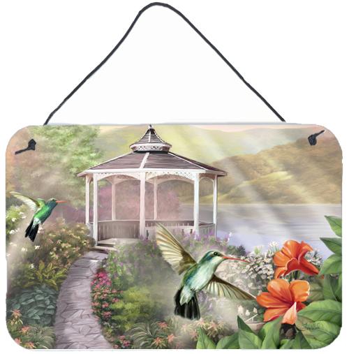 Garden Gazebo Hummingbird Duo Wall or Door Hanging Prints PTW2053DS812