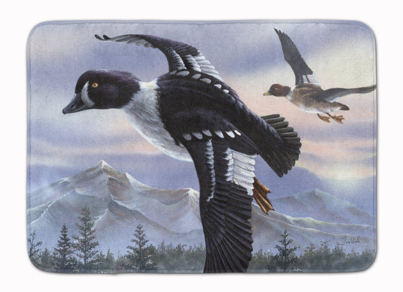 Goldeneye Ducks Flying Machine Washable Memory Foam Mat PTW2055RUG