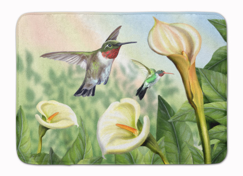 Lily and the Hummingbirds Machine Washable Memory Foam Mat PTW2058RUG