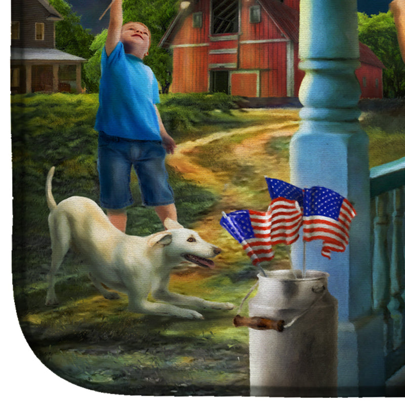 4th of July at Grandpa's USA Dish Drying Mat PTW2073DDM