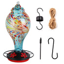 Hummingbird Feeder with 5 Ports, Ant Moat & Rope