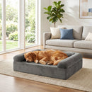 Cooling Gel Memory Foam Dog Bed for Medium Dogs with Washable Cover