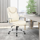 Ergonomic Office PU Leather Executive Chair with Flip-up Armrests and Rocking Function by LJGDeals