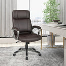 Swivel Ergonomic Office Chair Computer Desk Chair with Wheels-Brown by DirectDeals