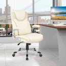 Ergonomic Office PU Leather Executive Chair with Flip-up Armrests and Rocking Function by LJGDeals