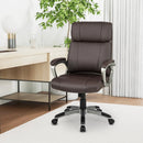 Swivel Ergonomic Office Chair Computer Desk Chair with Wheels-Brown by LJGDeals