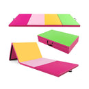 4-Panel PU Leather Folding Exercise Mat with Carrying Handles by LJGDeals