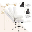 Big and Tall Executive Office Desk Chair with Footrest by LJGDeals