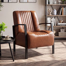 Upholstered Accent Chair with Padded Seat and Armrests by LJGDeals