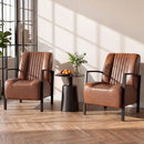 Upholstered Accent Chair with Padded Seat and Armrests by LJGDeals