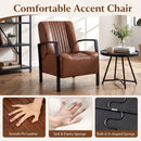 Upholstered Accent Chair with Padded Seat and Armrests by LJGDeals