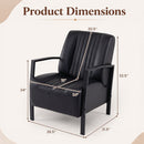 Upholstered Accent Chair with Padded Seat and Armrests by LJGDeals