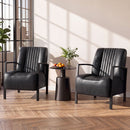 Upholstered Accent Chair with Padded Seat and Armrests by LJGDeals