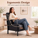 Upholstered Accent Chair with Padded Seat and Armrests by DirectDeals