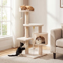 36 Inch Tall Kitten Tower with Condo and Plush Perch