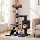 36 Inch Tall Kitten Tower with Condo and Plush Perch