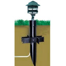 PV51 Heavy Duty PermaPost PVC Post with Cap for Landscape Lighting Fixtures by Kings Outdoor Lighting