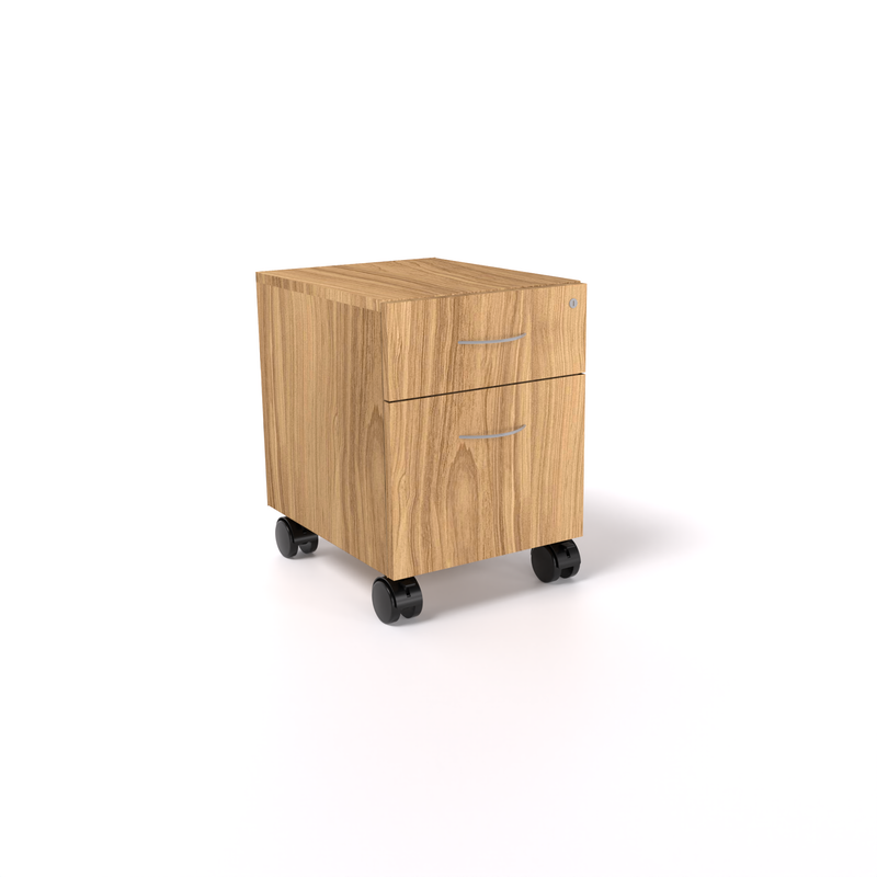 Box/File Rolling Pedestal with Lock