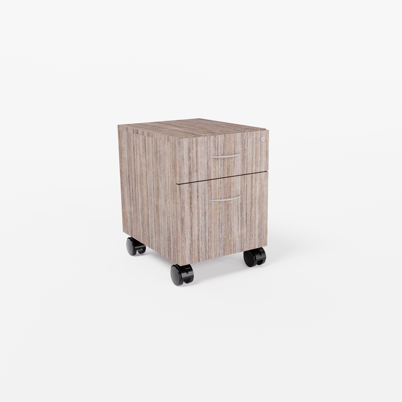 Box/File Rolling Pedestal with Lock