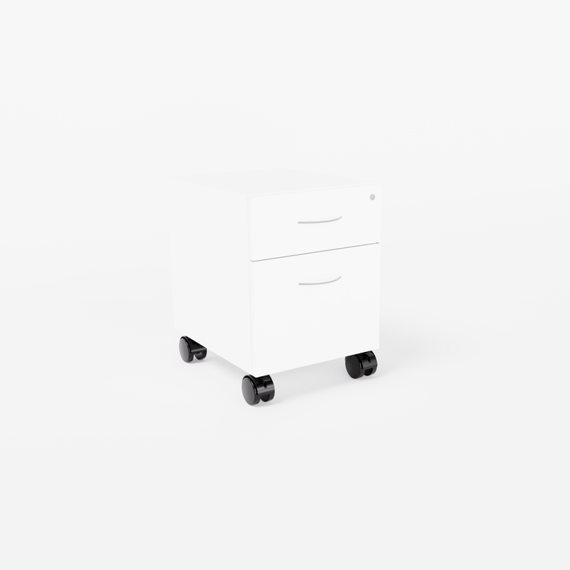 Box/File Rolling Pedestal with Lock