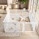 12-Panel Dog Playpen 31.5" Height Indoor Outdoor Pet Fence