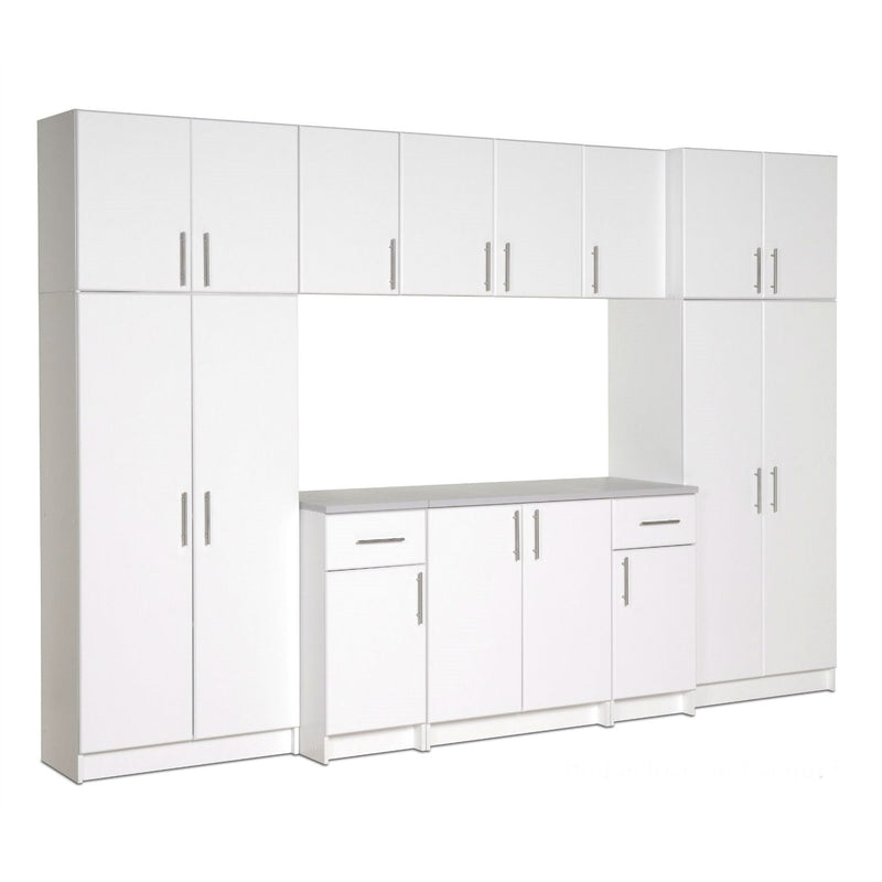 White Wall Cabinet with 2 Doors and Adjustable Shelf, photo 3 of 4