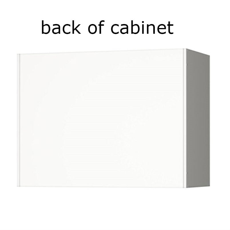 White Wall Cabinet with 2 Doors and Adjustable Shelf, photo 4 of 4