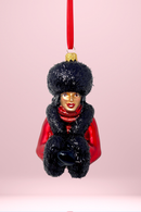 Ebby Glass Christmas Ornament