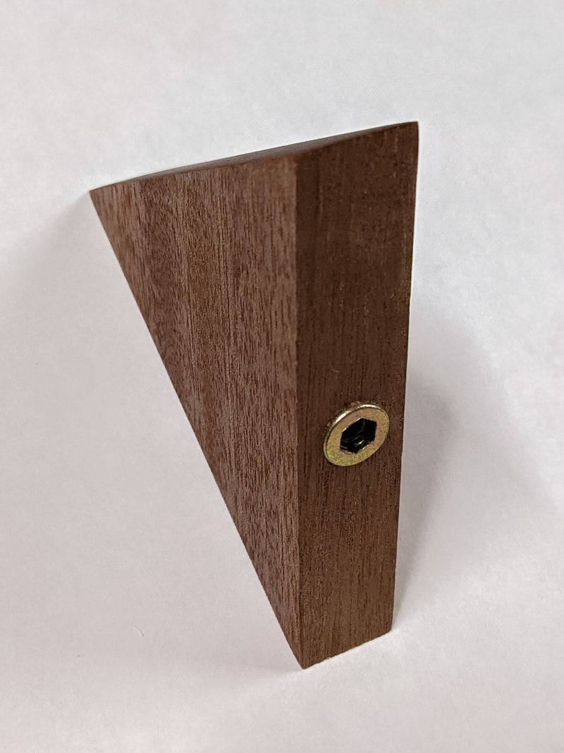 Small Triangle Display Shelf in Oak