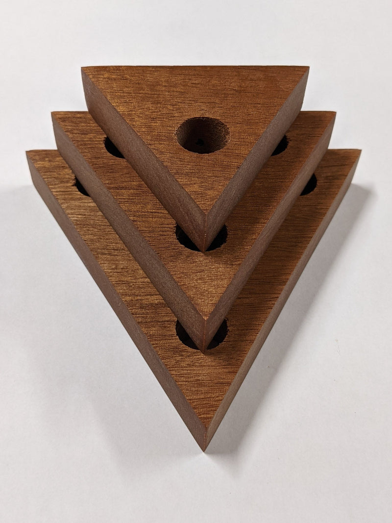 Triangle Propagation Station Shelf for Plant Cuttings