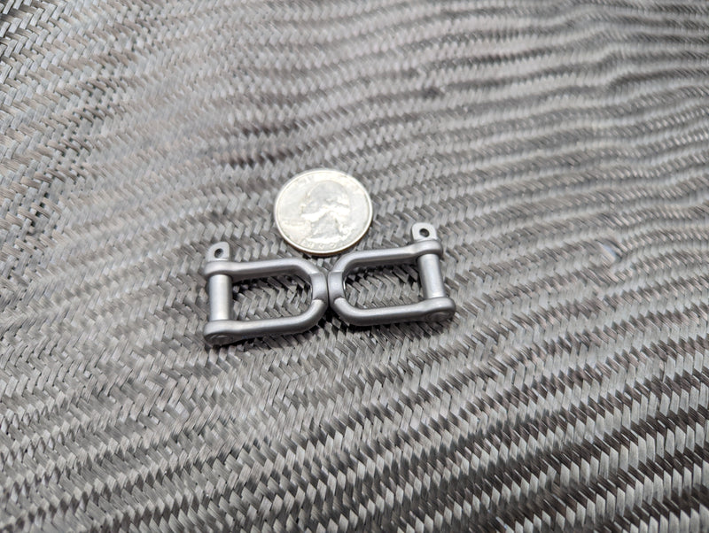 Double Pivot Titanium Gyve Shackle