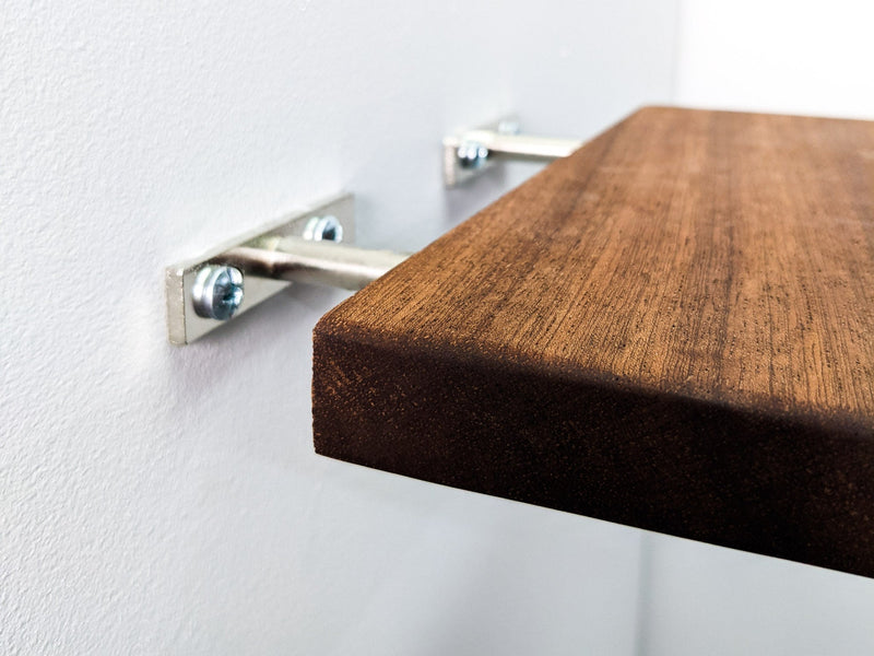 Floating Shelf for Keys in Mahogany