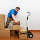 P-Handle Hand Truck with Foldable Load Plate for Warehouse Garage by LJGDeals