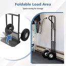 P-Handle Hand Truck with Foldable Load Plate for Warehouse Garage by LJGDeals