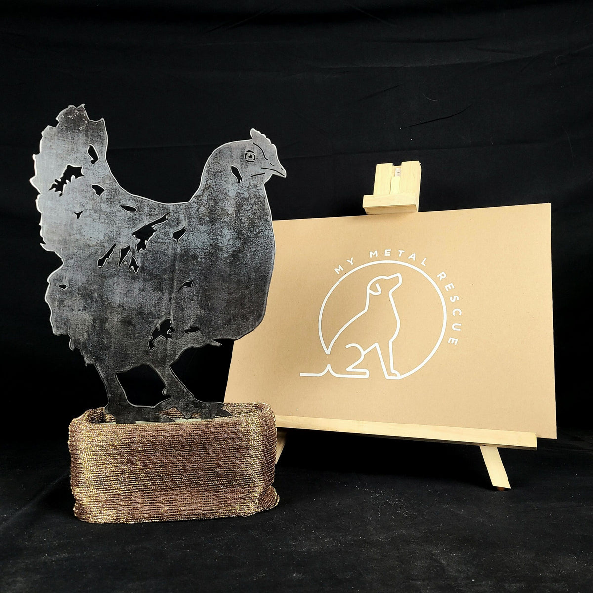 Chicken, packed in its shipping crate