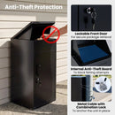 Package Delivery Box with Anti-Theft Board and Lockable Door by LJGDeals