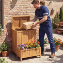 Package Delivery Box with Planter Box for Pool Accessories and Garden Tools by LJGDeals