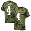 Brett Favre Green Bay Packers Mitchell & Ness Tie-Dye Retired Player Name & Number T-Shirt by Dynasty Sports & Framing