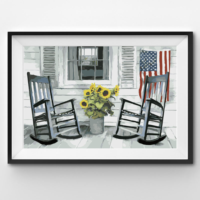 All American seaside porch