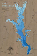 Lake Palestine in Anderson, Cherokee, Henderson, and Smith Counties, Texas by Horn Dog Maps