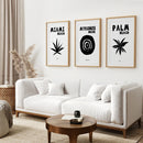 Trendy Black and White Travel Art Decor Set by Wall Art Set